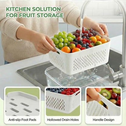5 PCS Fruit Storage Containers for Fridge, Leakproof Produce Containers for - Image 5