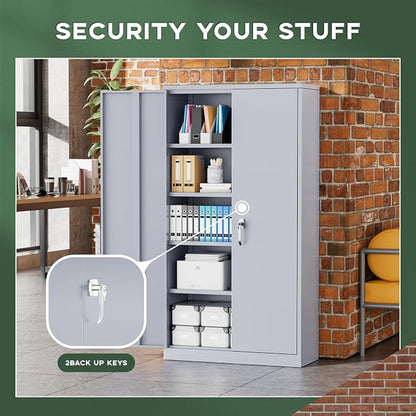 Greenvelly Metal Storage Cabinet - Image 5