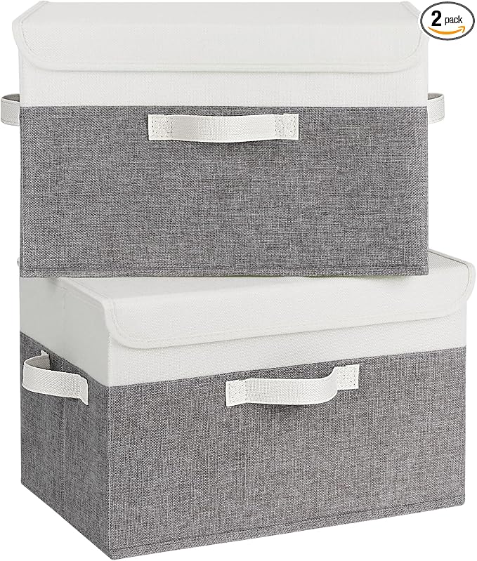 GRANNY SAYS Fabric Storage Boxes, Keepsake Box, Large Storage Bins by GRANNYSAYS
