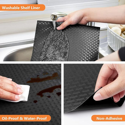 Shelf Liners for Kitchen Cabinets Refrigerator Liners Waterproof Kitchen - Image 4