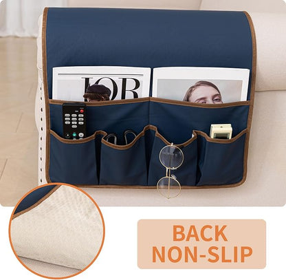 HAOMAIJIA Anti Slip Sofa Armrest Organizer Arm Chair Bedside Caddy Storage - Image 3
