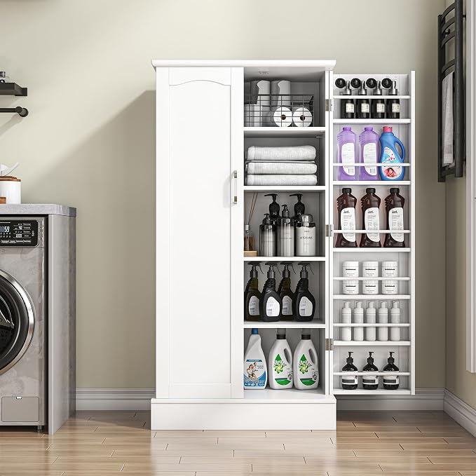 kepptory 47” Pantry Cabinet, Kitchen Pantry Storage Cabinet - Image 8