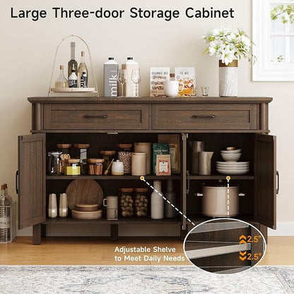 ONBRILL 55 Inch Buffet Cabinet - Image 5