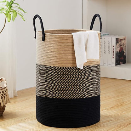 Fiona's magic 100L Extra Large Laundry Hamper Basket, 26.4Gal Tall Woven by Fionasmagic