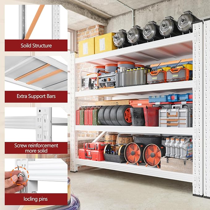 RAVIGIN 3000LBS Storage Shelves, Shelving Units Industrial Shelving - Image 7