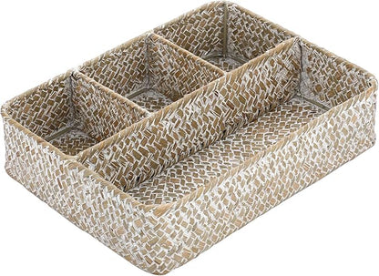 BTSKY Desk Drawer Organizer Tray, Coffee Station Organizer Tea Bag Organizer by BTSKY