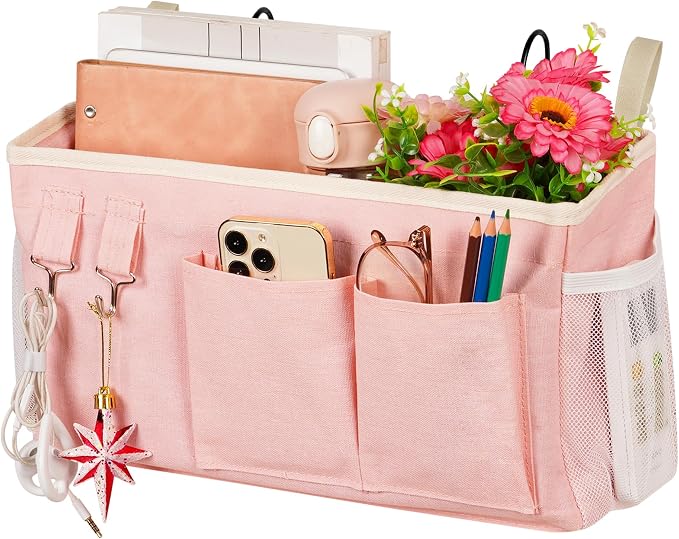 Lilithye Bedside Caddy Bedside Organizer Bedside Storage Caddy by Lilithye