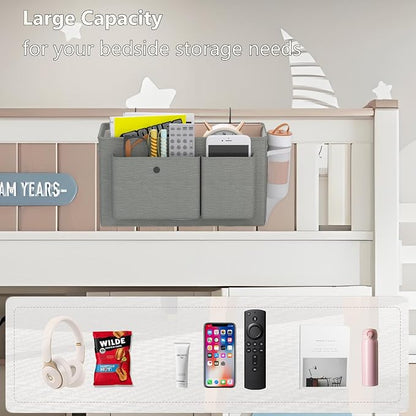 Bedside Caddy Bedside Storage Hanging Organizer - Image 5