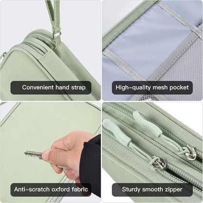 CAAORDKSO Large Electronics Travel Organizer Case, Cable Organizer Bag Water - Image 6