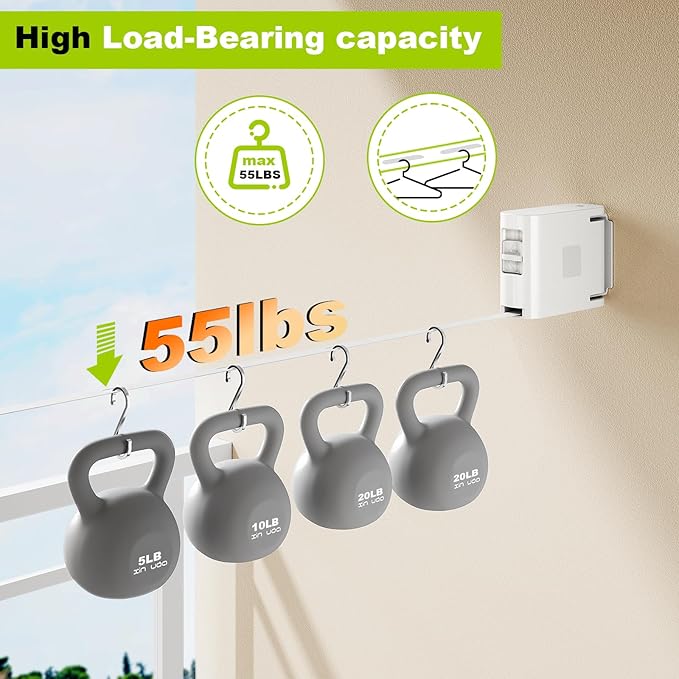 13.9 ft TPU Retractable Clothesline - Image 6