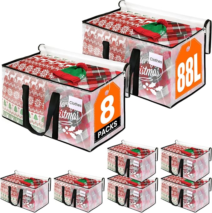 RoomHacks Clear Heavy Duty Extra Large Moving Supplies Storage Bags by RoomHacks