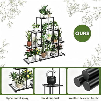 Ekisemio 5 Tier Metal Plant Stand - Image 4