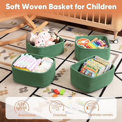 OIAHOMY 4 Pack 14.17*11.02*6.3IN Storage Baskets - Image 4