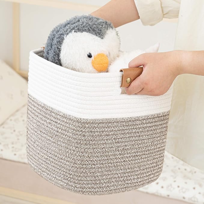danpinera 11 Inch Storage Baskets, Woven Baskets - Image 9