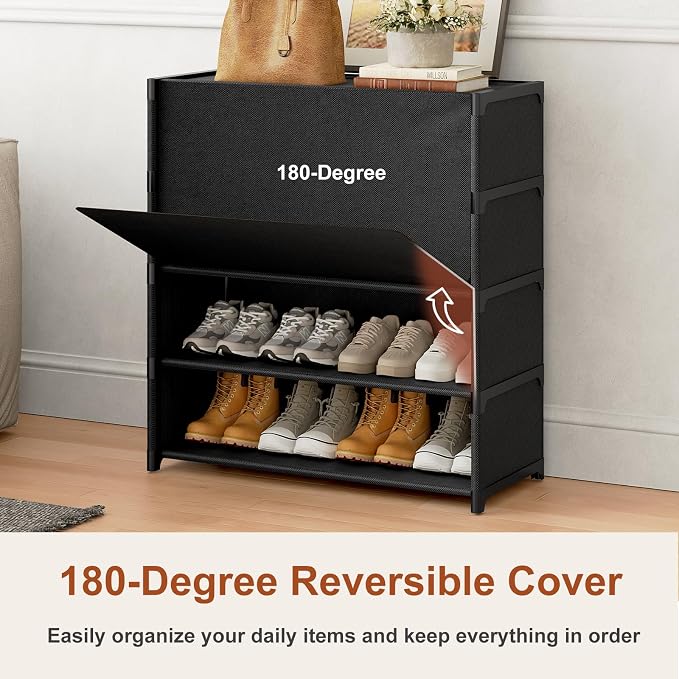 Shoe Rack, 5 Tier Shoe Storage Cabinet - Image 6