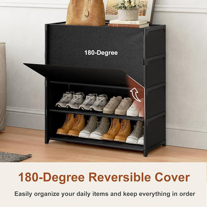 Shoe Rack, 5 Tier Shoe Storage Cabinet - Image 6