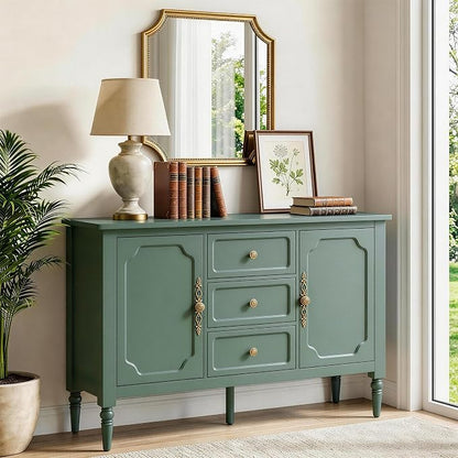 RoyalCraft Buffet Cabinet with 2 Doors & 3 Drawers, Vintage Sideboard with - Image 7