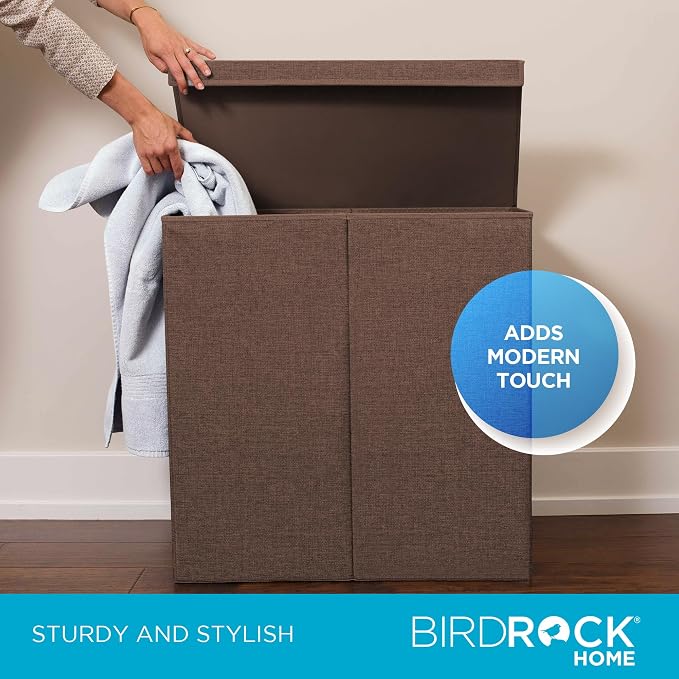 BIRDROCK HOME Laundry Hamper - Image 4
