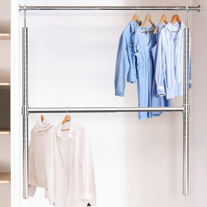 Deco Brothers Adjustable Hanging Closet Rod - Image 7
