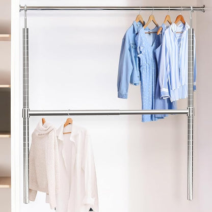 Deco Brothers Adjustable Hanging Closet Rod - Image 7