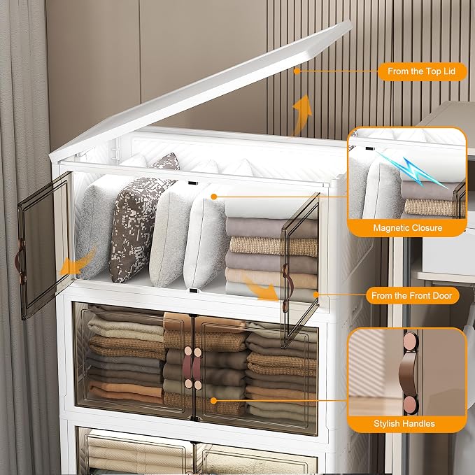 Extra Large Stackable Storage Bins - Image 7