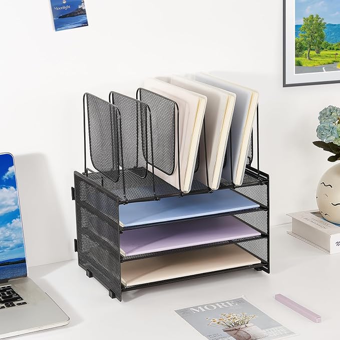 Desk Organizers and Accessories, 3-Tier Paper Organizer - Image 3