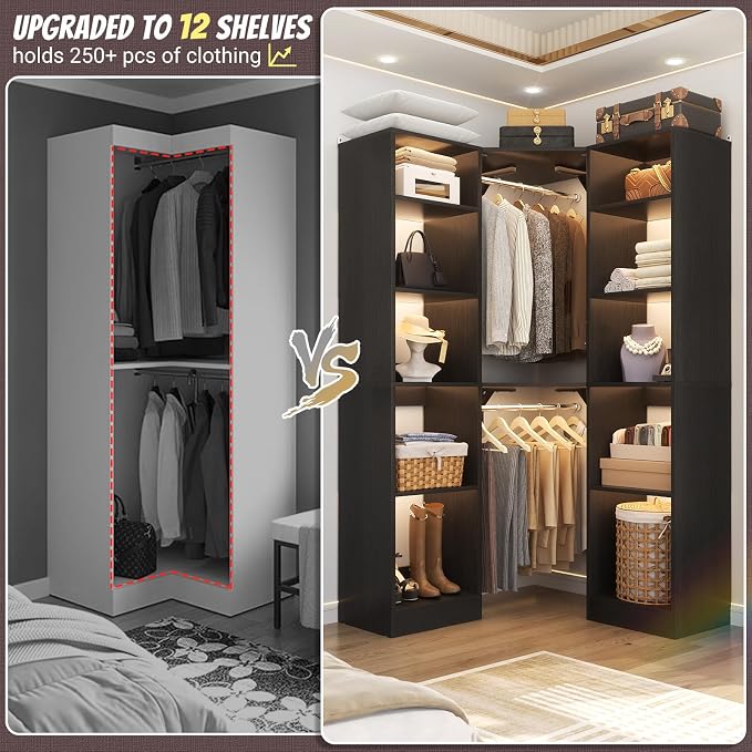 Besiost Corner Closet System - Image 3
