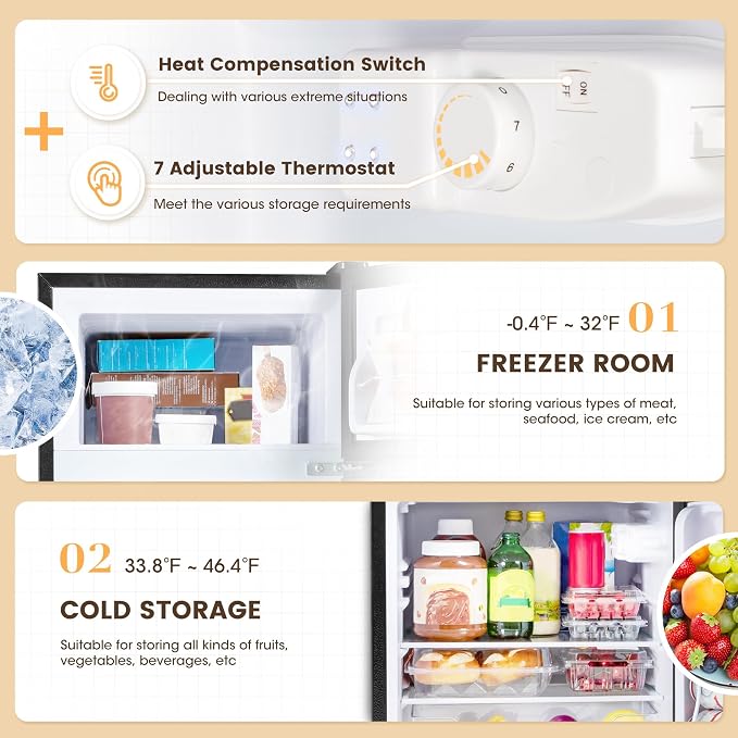 Manastin 3.55 Cu.Ft Mini Fridge - Image 4