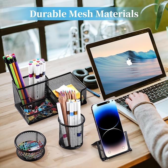2-Piece Desk Pen & Pencil Organizer - Image 7