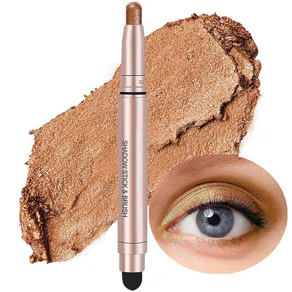 Eyeshadow Stick Makeup, Waterproof Hypoallergenic Long Lasting Cream Eye Shadow by Qeetvia
