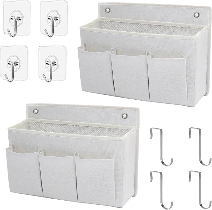 2-Pack Wall Hanging Organizer Bag/Hanging Baskets by Someteth