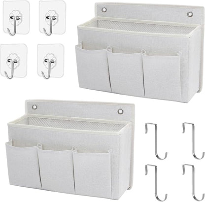 2-Pack Wall Hanging Organizer Bag/Hanging Baskets by Someteth
