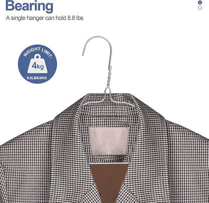 SPECILITE Wire Hangers 200 Pack, Metal Wire Clothes Hanger Bulk - Image 6