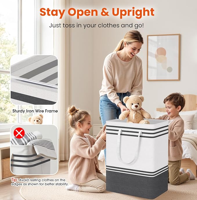 TranquilRelax 3-Pack Laundry Basket - Image 4
