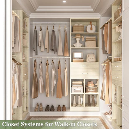 Besiost Closet System, 4-8 FT Closet Organizer Systems - Image 5