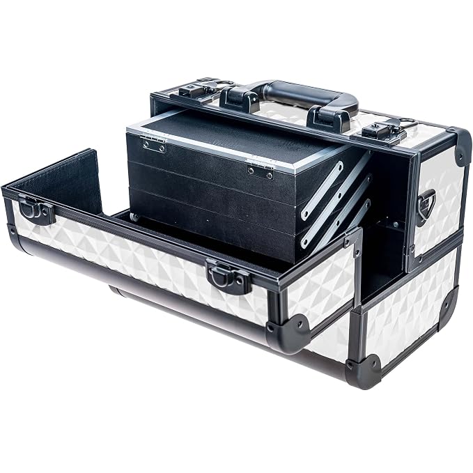 SHANY Premier Fantasy Professional Makeup Train Case Cosmetic Box Portable - Image 5