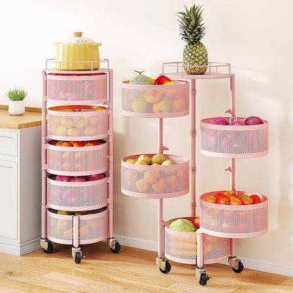 SAYZH 5 Tier Fruit Vegetable Basket Stand by SAYZH