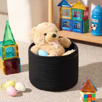 Small Basket for Organizing | Cube Shelf Closet Storage Baskets | 9.7×9.7×7.1” - Image 4