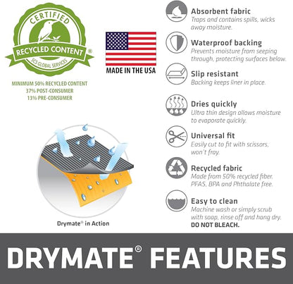 Drymate Premium Luxury Shelf & Drawer Liner, Thick Cushioned Fabric, - Image 7
