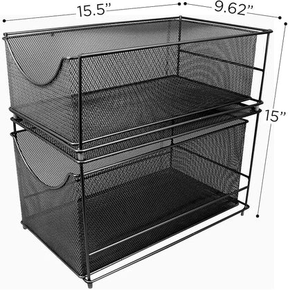 Sorbus® Cabinet Organizer Set — Mesh Storage Organizer - Image 3