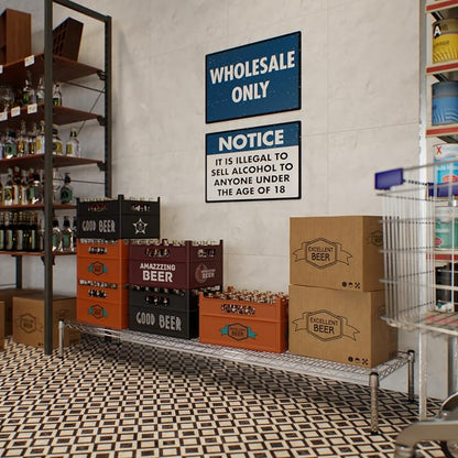 18" Deep x 72" Wide x 8" Height Wire Shelving Kit | 1-Tier | NSF Commercial - Image 7
