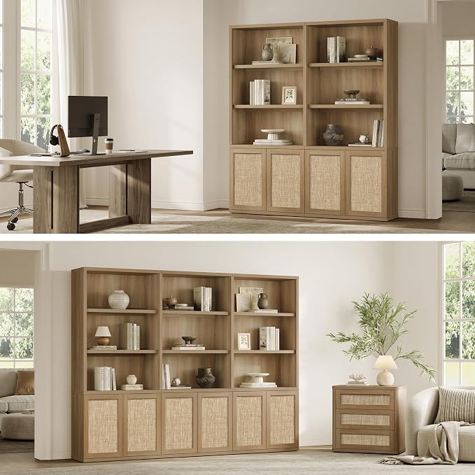 SICOTAS 70.5" Tall Bookshelf - Image 4