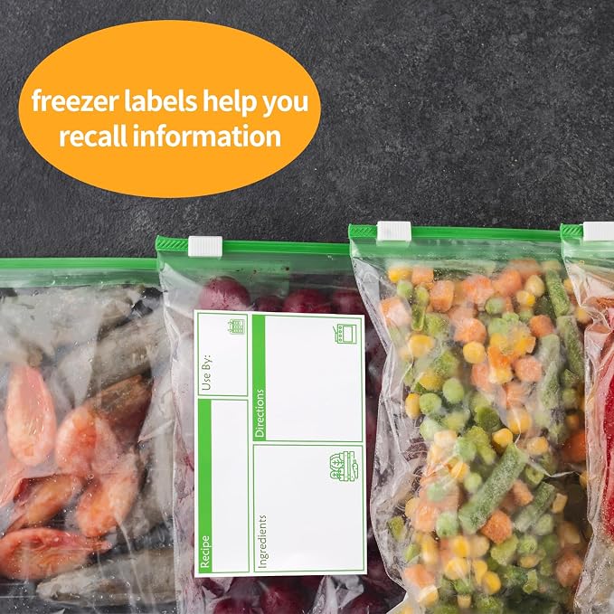100pcs Labels for Freezer Bags Freezer Meal Labels - Image 9