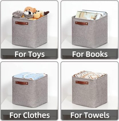 HNZIGE Collapsible Storage Basket, Cube Storage Baskets - Image 6