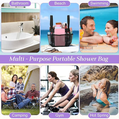 Hillban 4 Pcs Mesh Shower Caddy Portable Shower Caddy - Image 7