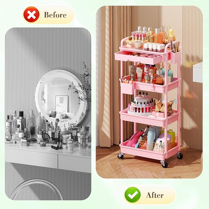SUNALLY Makeup Cart Organizer - Image 5