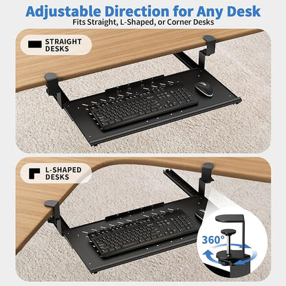 Keyboard Tray Under Desk - Image 3