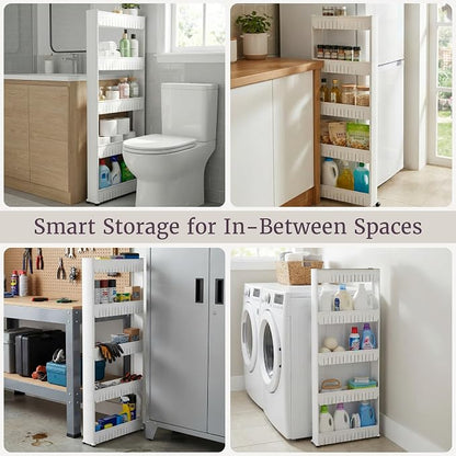 Slim Rolling Storage Cart - Image 8