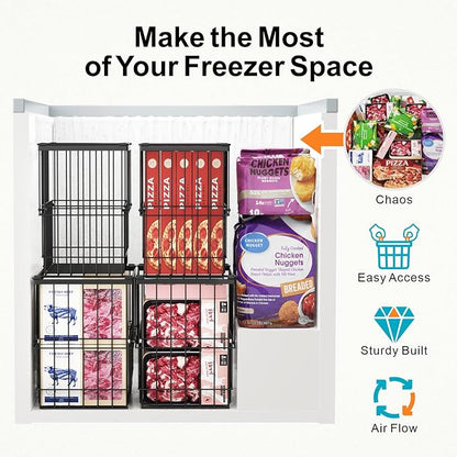 iSPECLE Deep Freezer Organizer Bins - Image 4