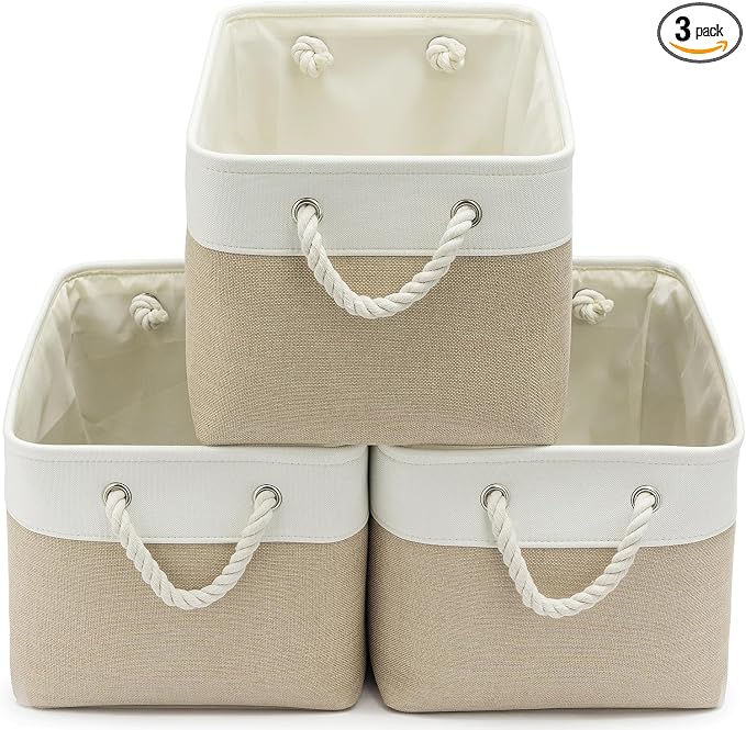 15x11x10 In Foldable Fabric Large Storage Bins by VQRTEXAStorageBasket